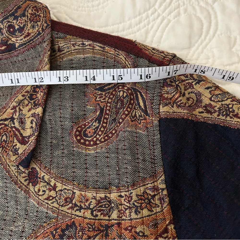Mirasol Full Length Duster Beautiful Multicolor Jacket Sz: L - Picture 7 of 10
